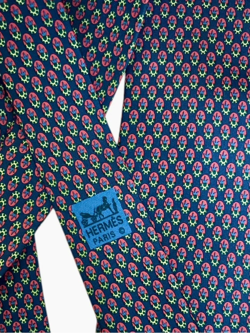 HERMÈS silk tie - Picture 5 of 7